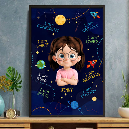 I Am Confident, I Am Smart, Motivational Affirmations For Girls