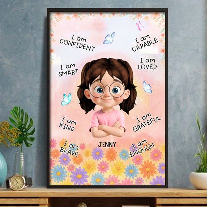 I Am Confident, I Am Smart, Motivational Affirmations For Girls
