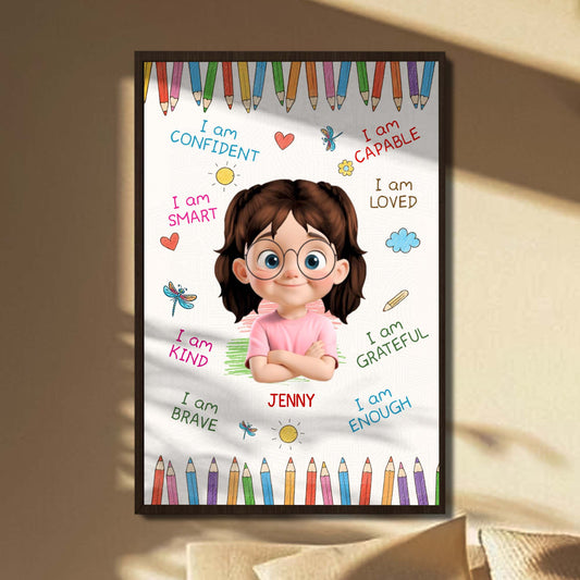I Am Confident, I Am Smart, Motivational Affirmations For Girls