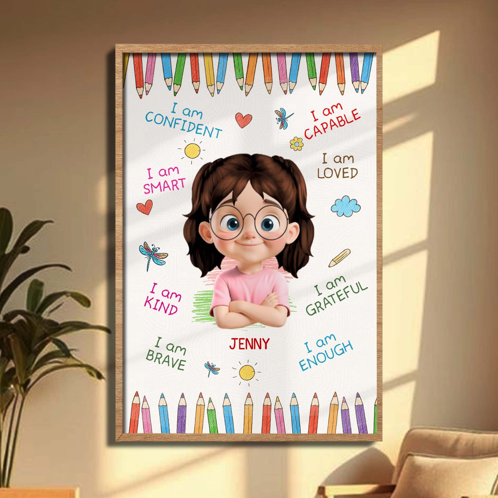 I Am Confident, I Am Smart, Motivational Affirmations For Girls