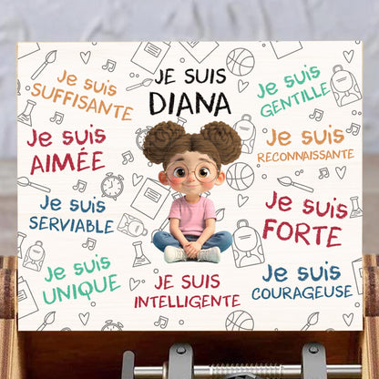 Je Suis Sufficiente, Girl With Music Notes And Heart