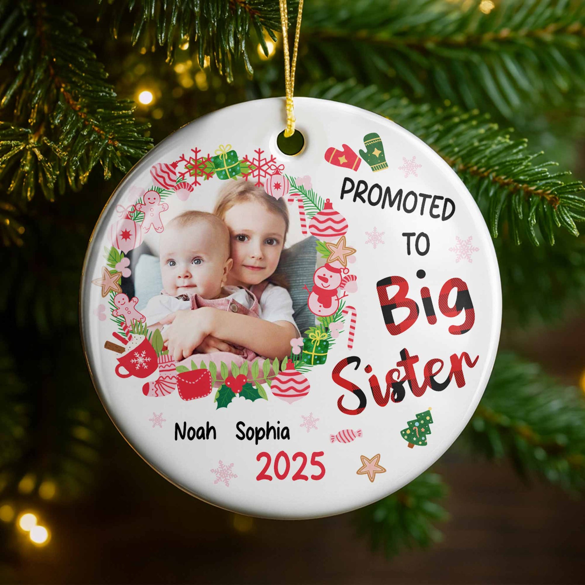 Promoted To Big Sister With Christmas Joy