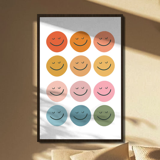 Bring Positivity With Array Of Smiley Faces