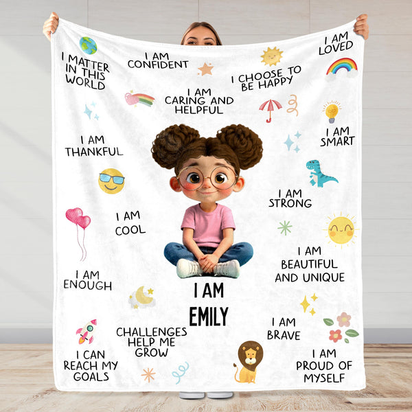 I Am Brave, Beautiful And Unique, Empowering Words For Girls