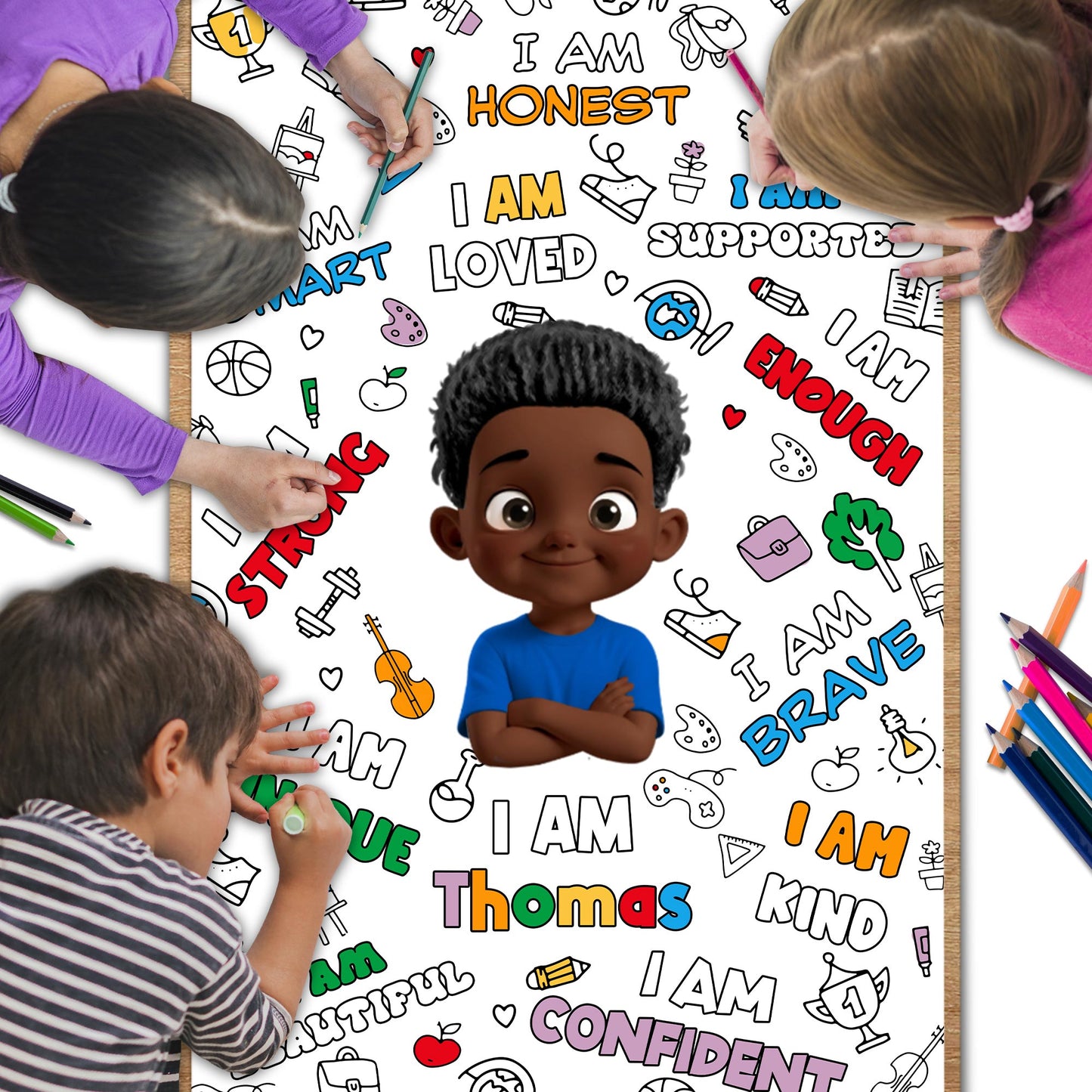 I Am Affirmations Child Personal Empowerment