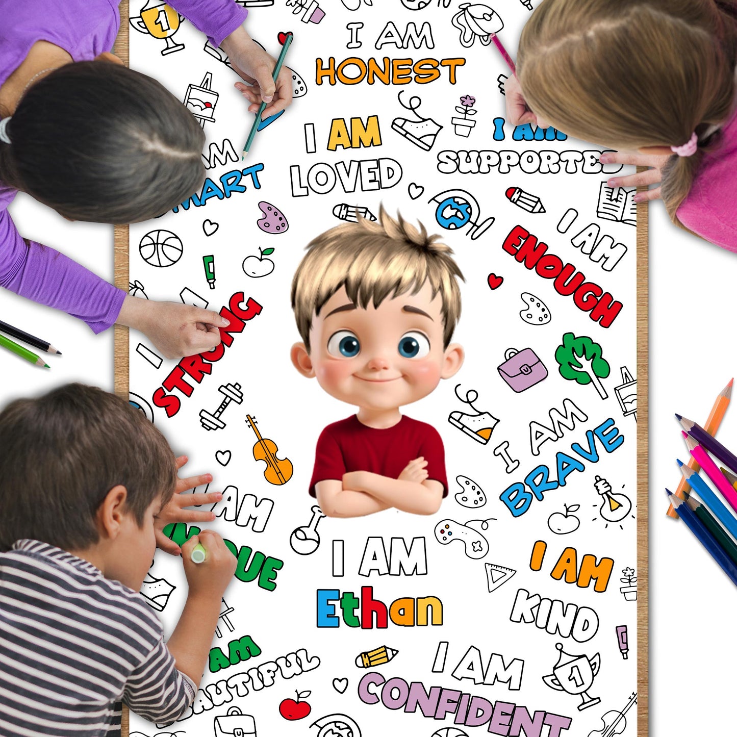 I Am Affirmations Child Personal Empowerment