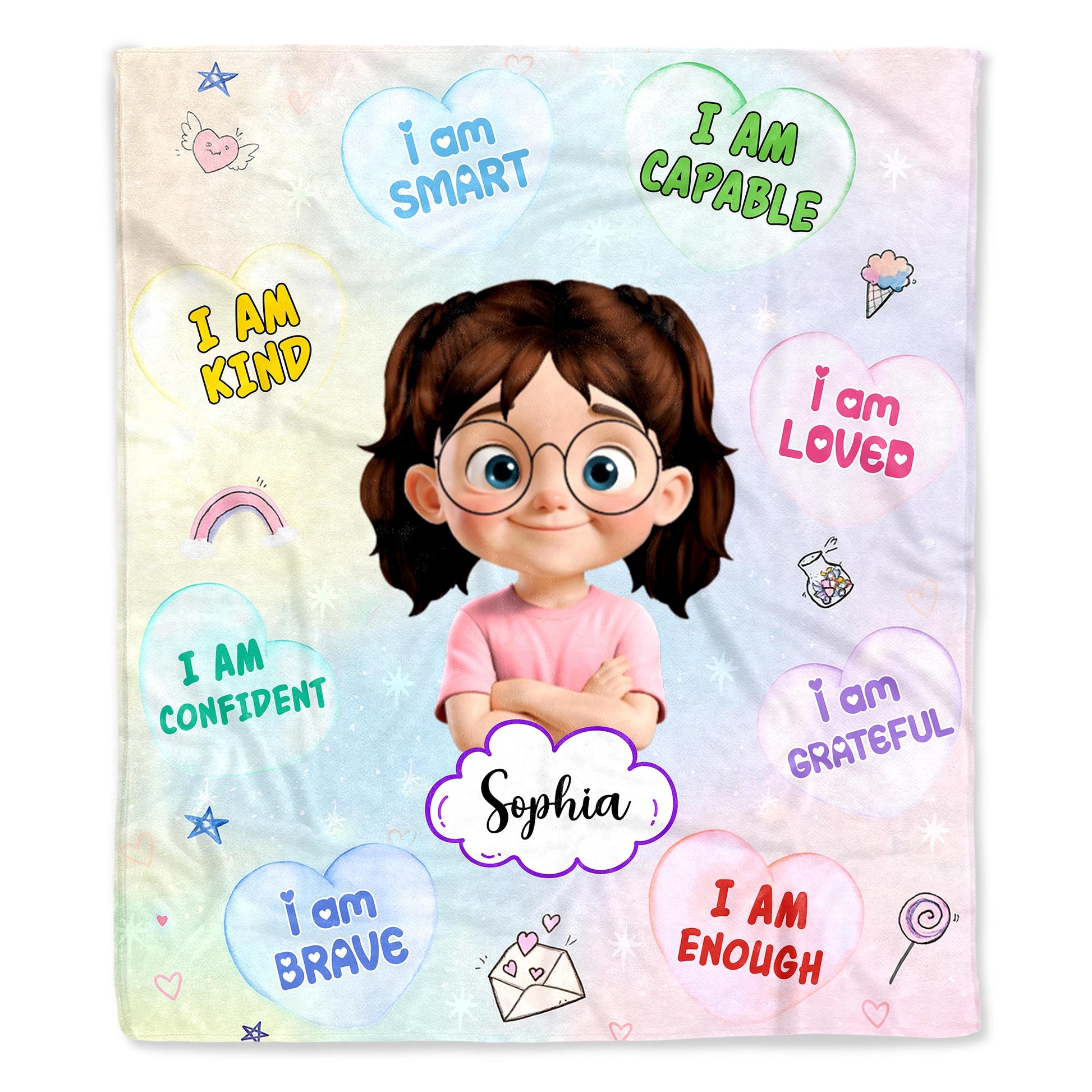 I Am Smart, I Am Capable, Affirmations For Young Girls