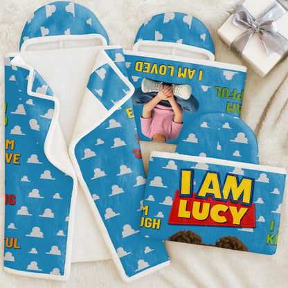 I Am Smart, I Am Strong, I Am Brave, Clouds Design