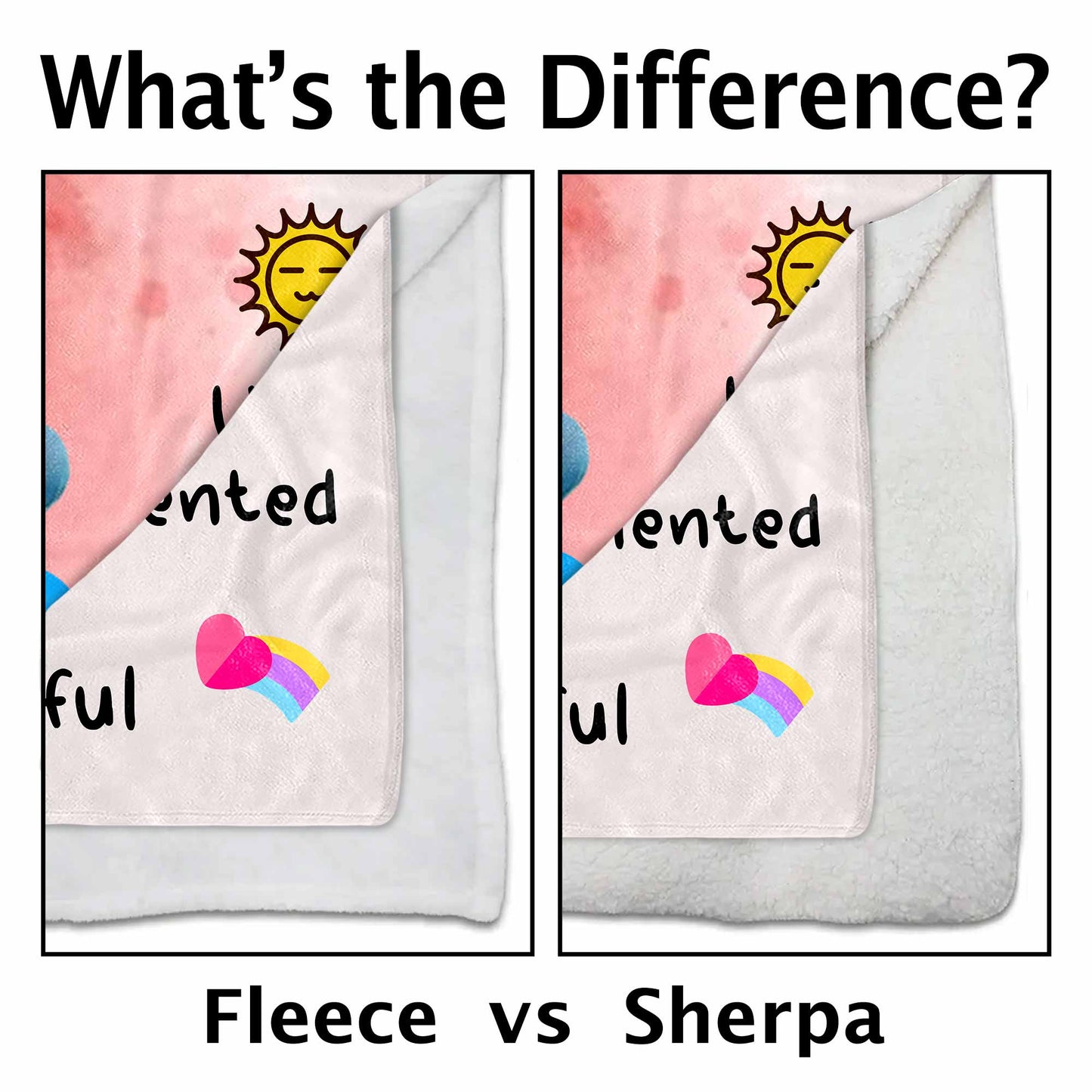 I Am Brave, Kind, Grateful Smart Beautiful Blanket