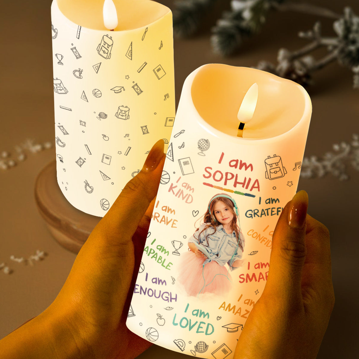 I Am Kind, I Am Grateful, Positive Affirmation Candle