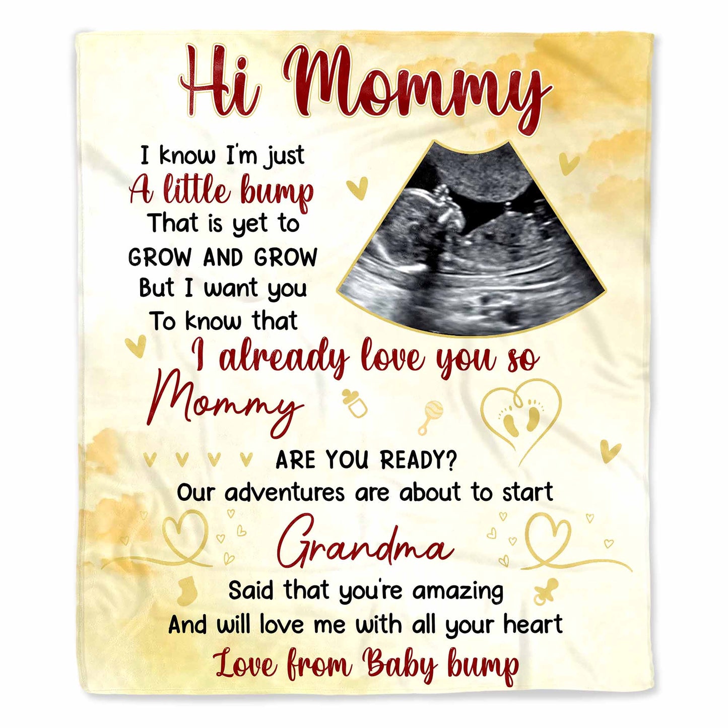 Hi Mommy Our Adventures Are About to Start Love from Baby Bump