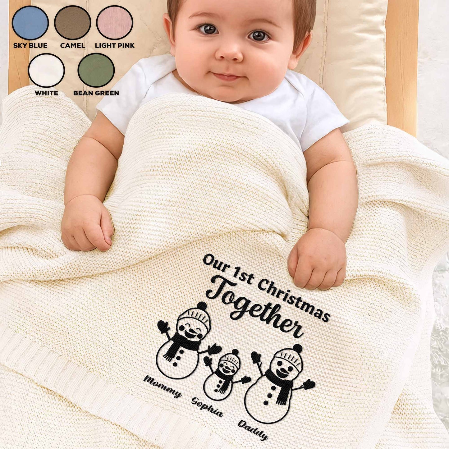 Our 1st Christmas Together With Snowmen