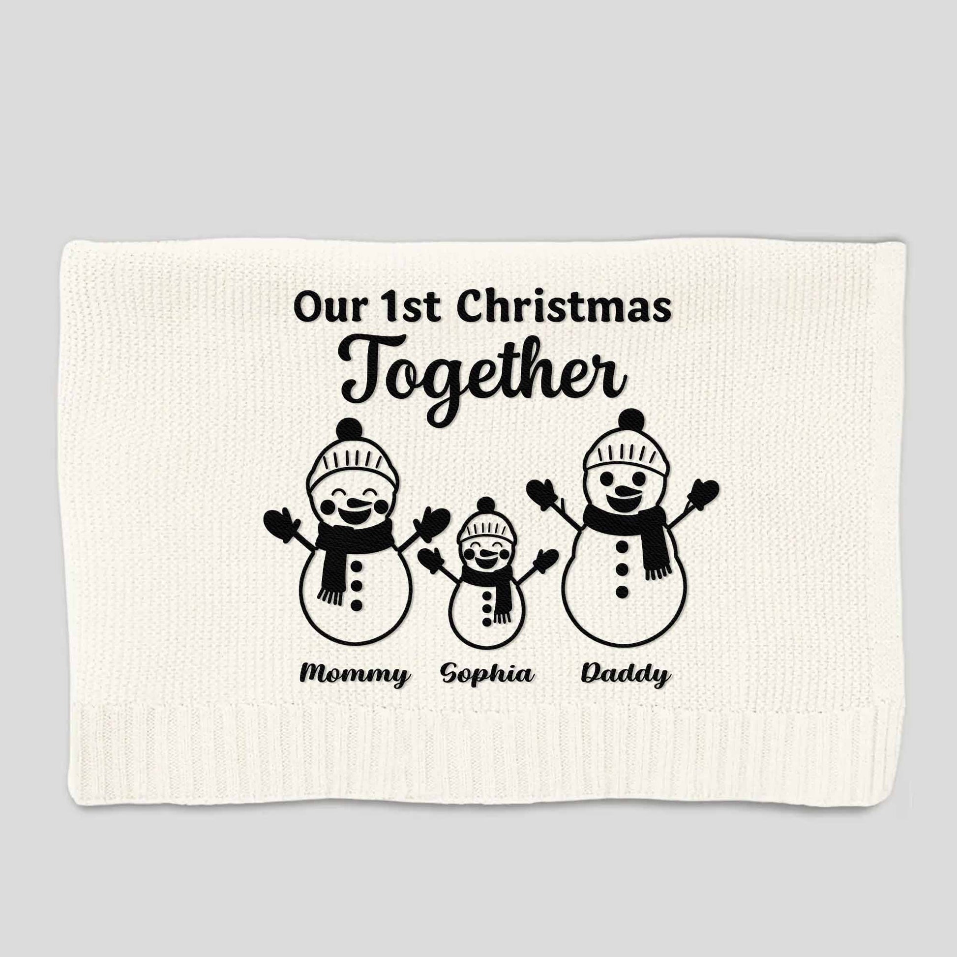 Our 1st Christmas Together With Snowmen