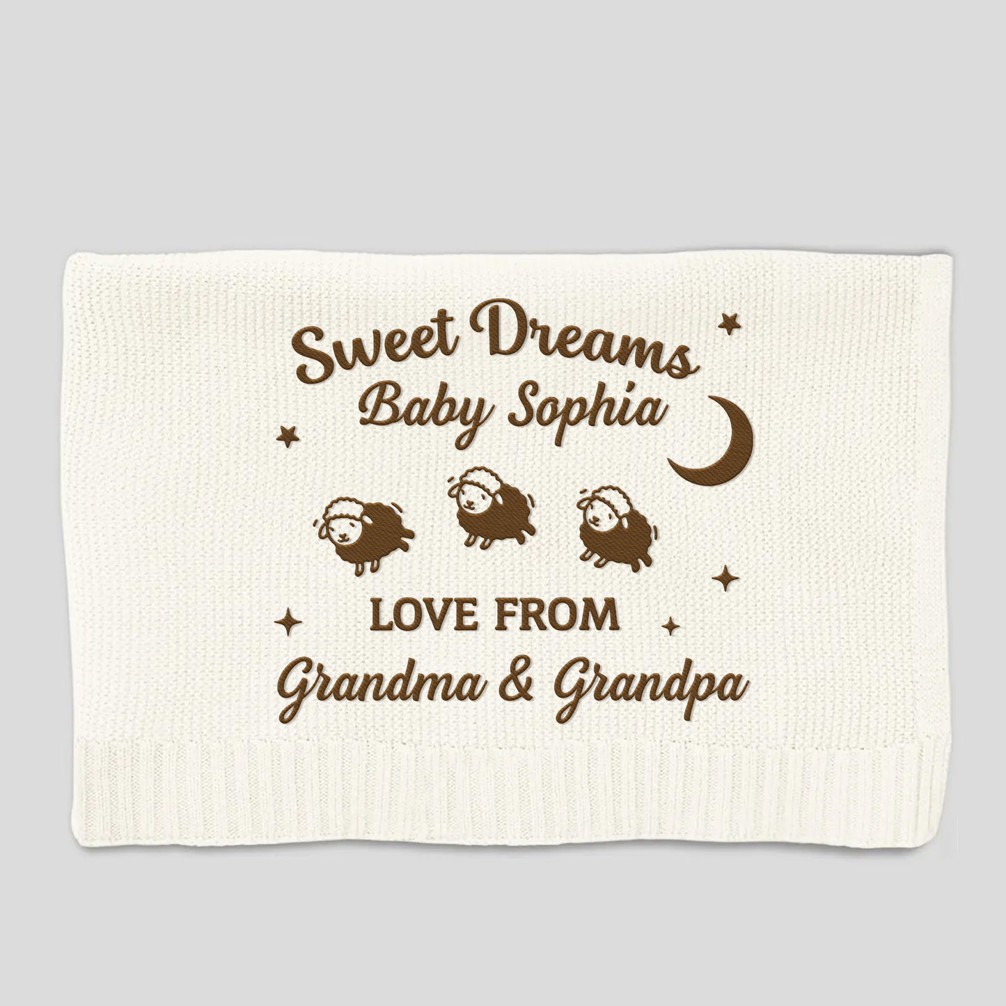 Sweet Dreams, Sheep, Moon and Stars