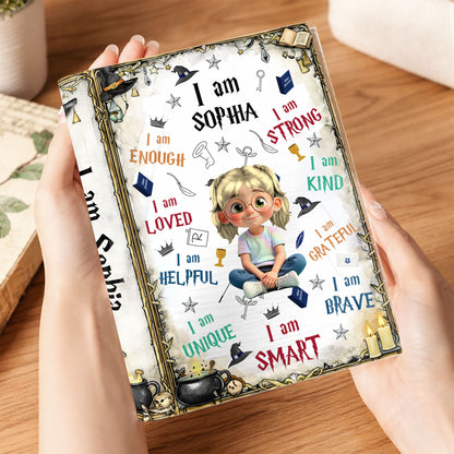 I Am Enough, I Am Loved, Graduation Cap, Books, Candle