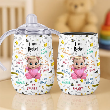 I Am Kind, I Am Smart, Cute Baby Personalized Cup