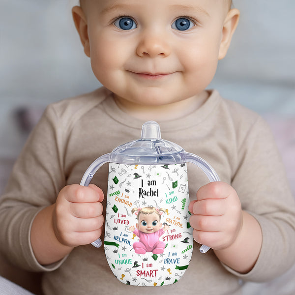 I Am Kind, I Am Smart, Cute Baby Personalized Cup