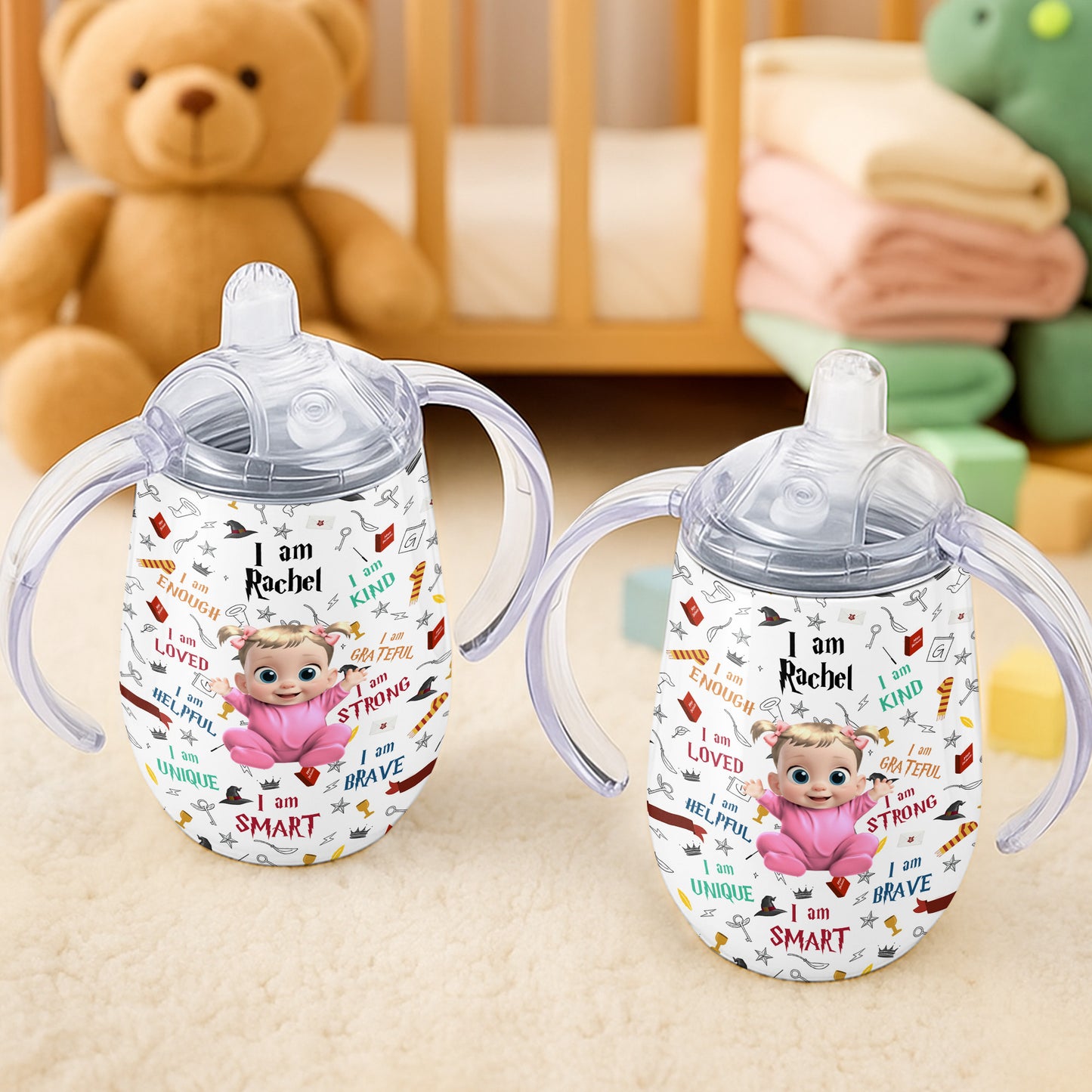 I Am Kind, I Am Smart, Cute Baby Personalized Cup
