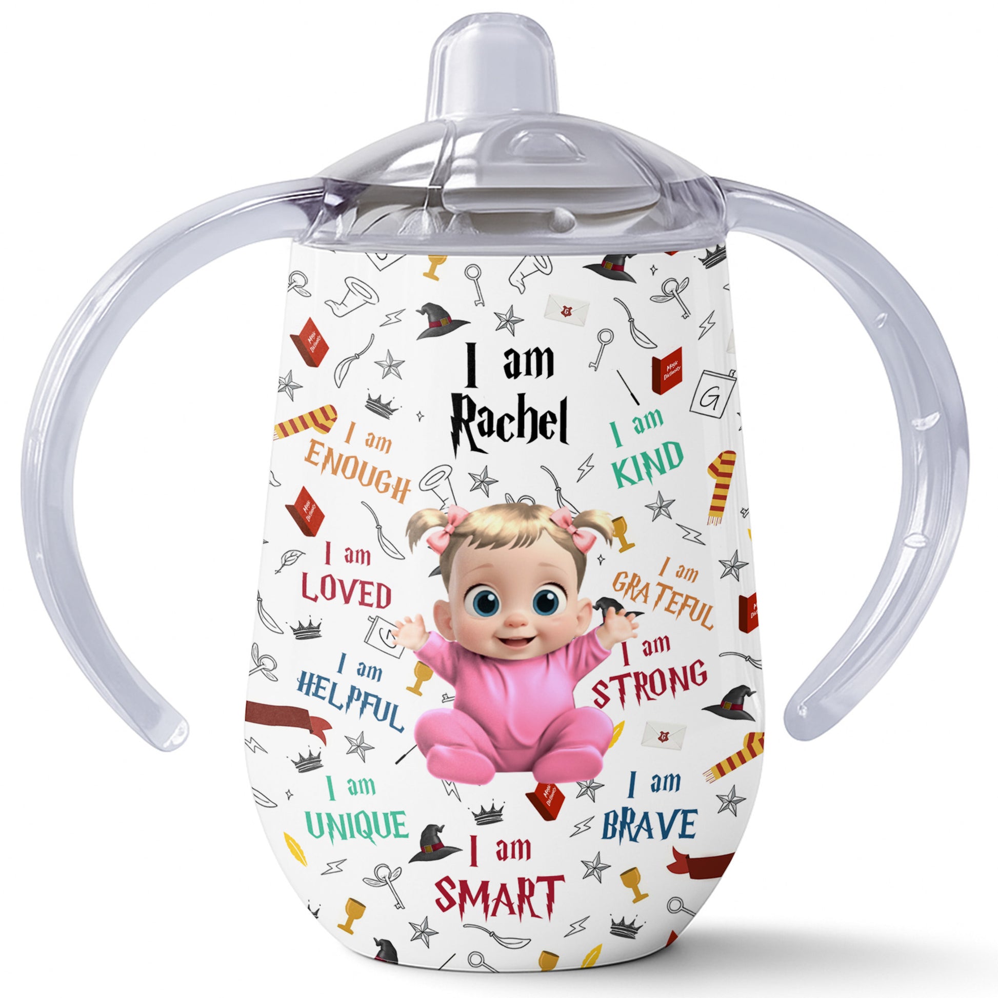 I Am Kind, I Am Smart, Cute Baby Personalized Cup
