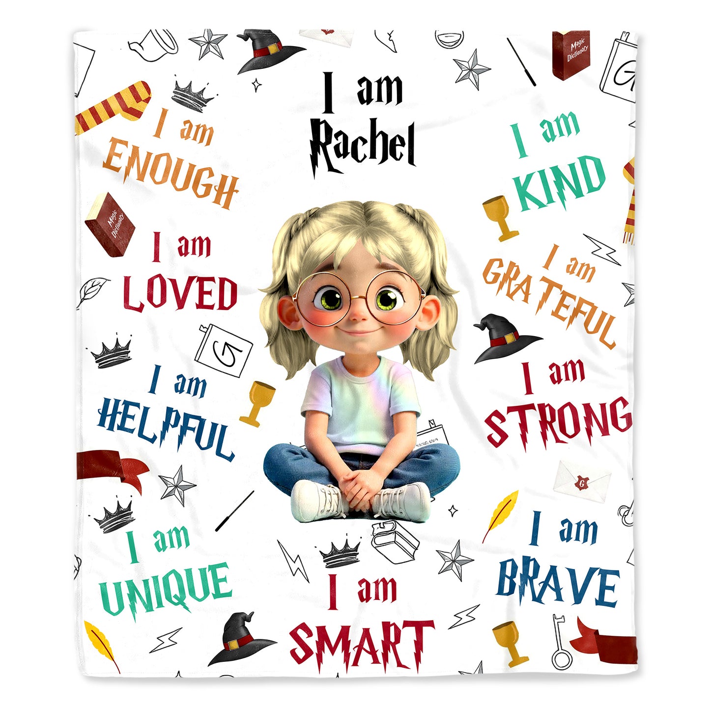 I Am Enough, I Am Loved, Strong and Brave Girl