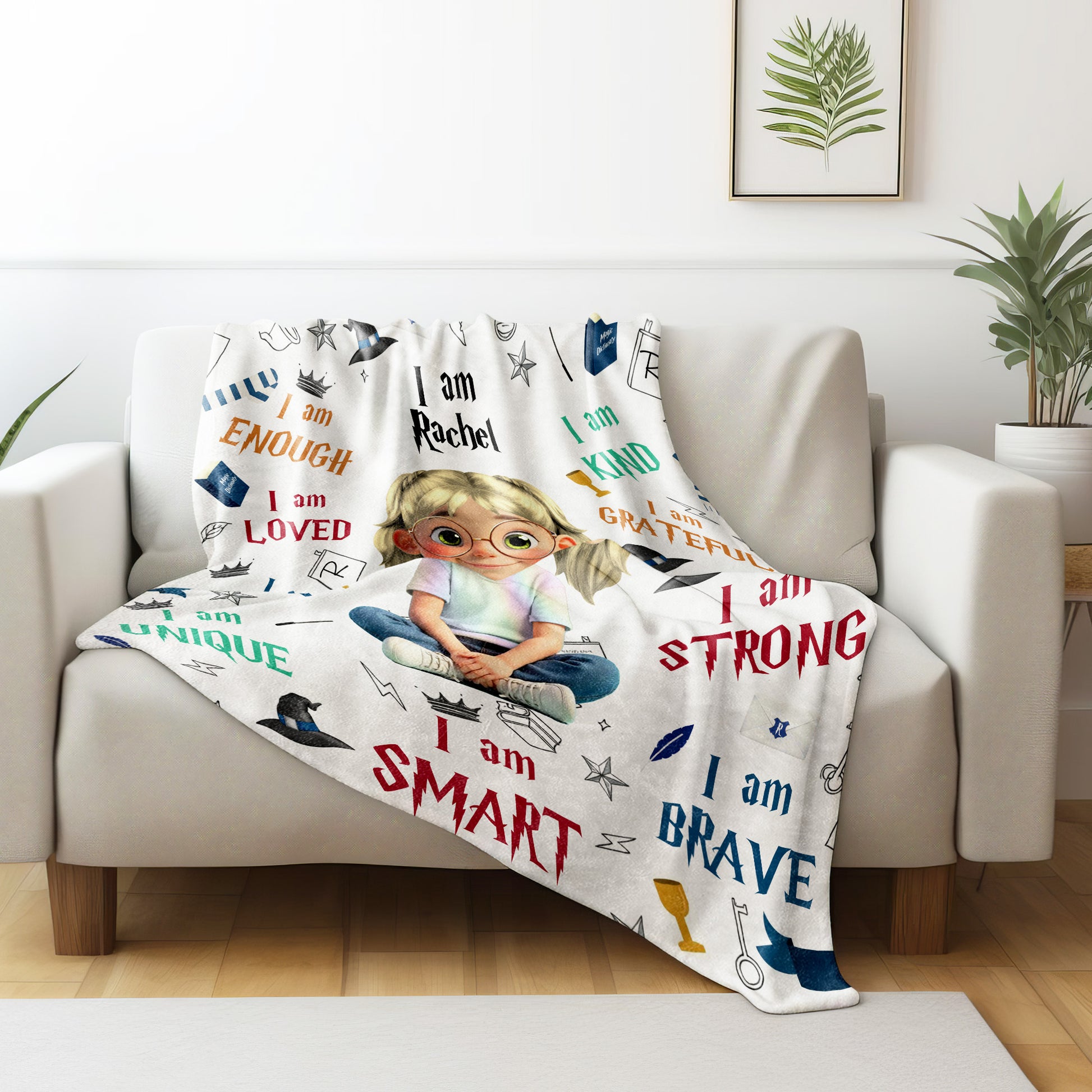 I Am Enough, I Am Loved, Strong and Brave Girl