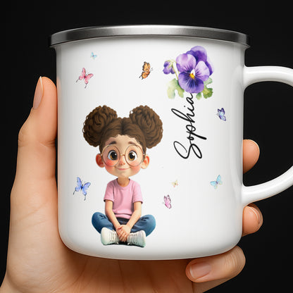 Create Magical Moments, Girl And Butterflies
