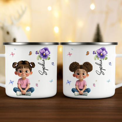Create Magical Moments, Girl And Butterflies