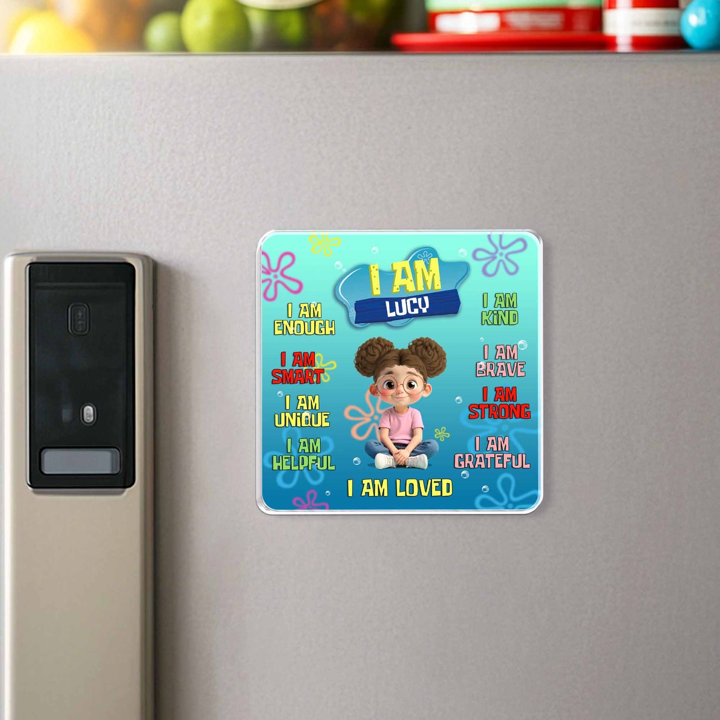 I Am Enough, Smart, Unique, Positive Affirmation Magnet