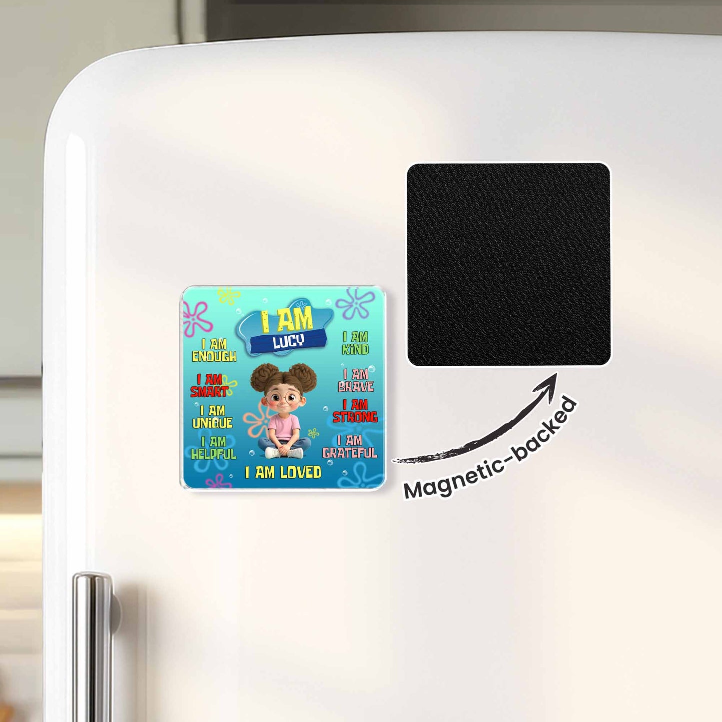 I Am Enough, Smart, Unique, Positive Affirmation Magnet