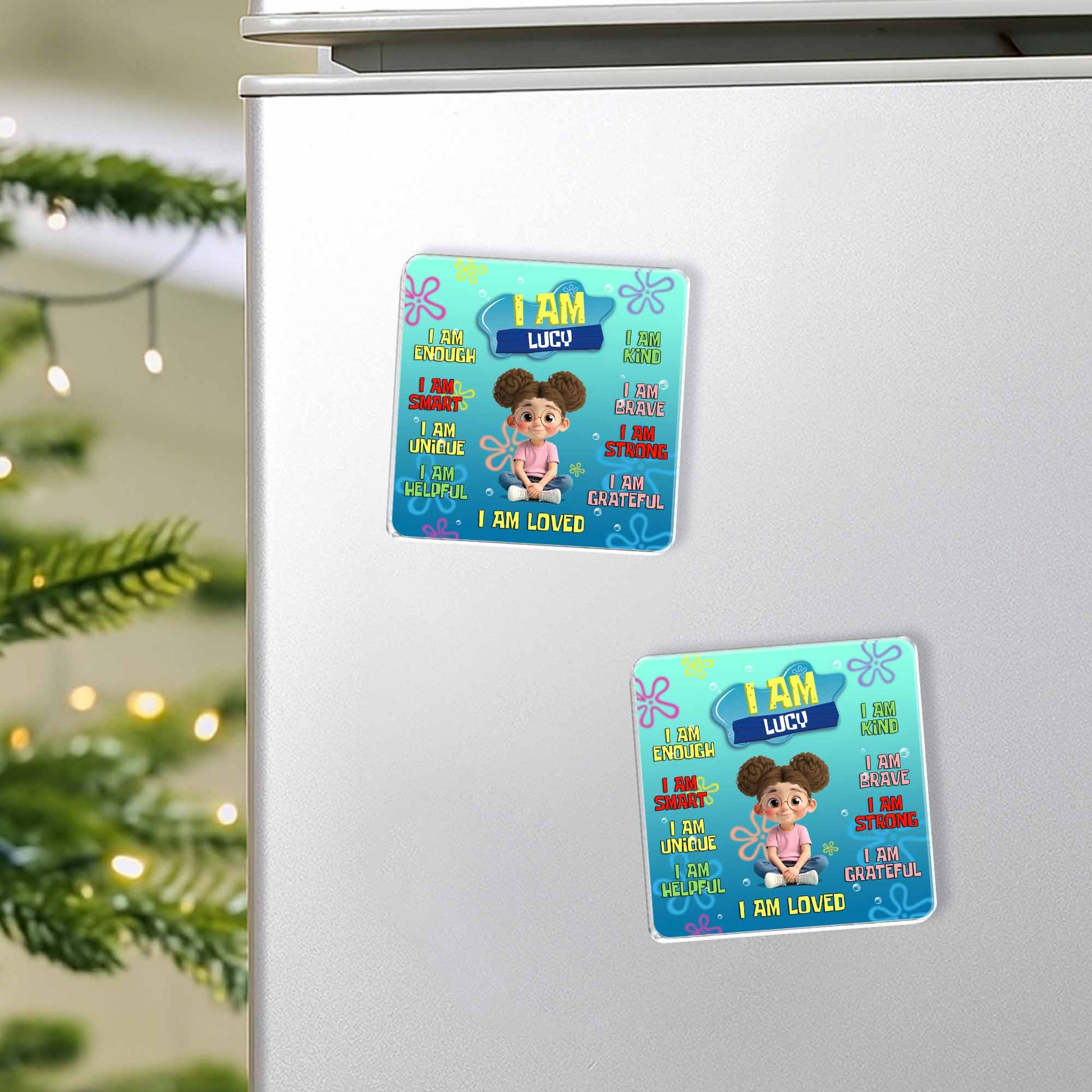 I Am Enough, Smart, Unique, Positive Affirmation Magnet