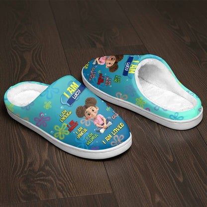 I Am Enough, I Am Kind, Empowering Messages With Flowers