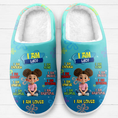 I Am Enough, I Am Kind, Empowering Messages With Flowers