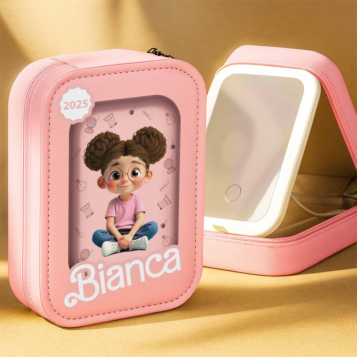 Inspire Creativity With Cartoon Girl And School Elements