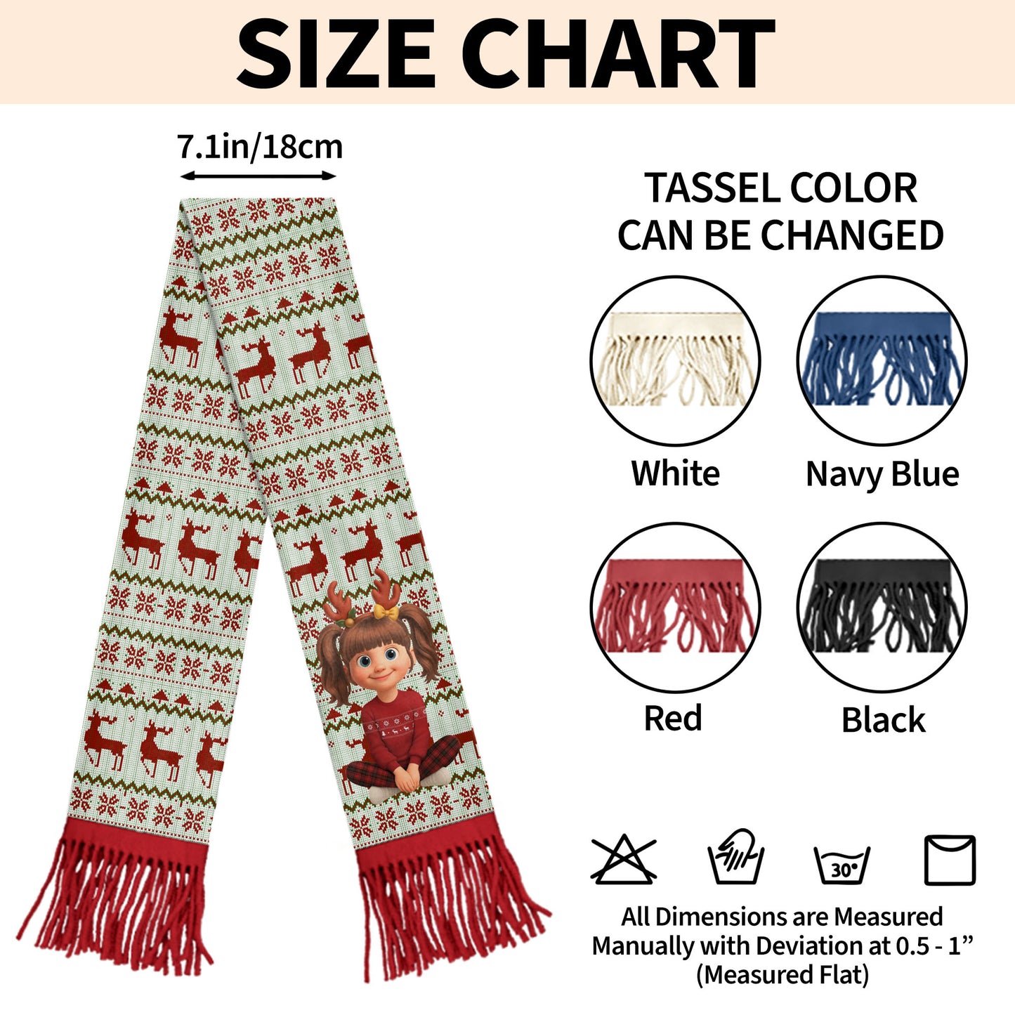 Wishing You Joy And Warmth With Reindeer And Snowflakes