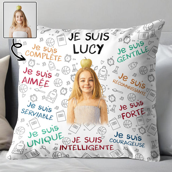 Je Suis Complet, Je Suis Aimé, Unique Pillow Design