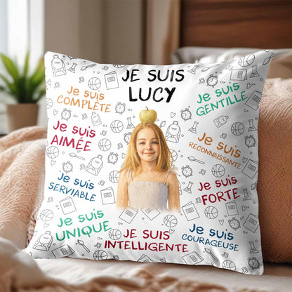 Je Suis Complet, Je Suis Aimé, Unique Pillow Design