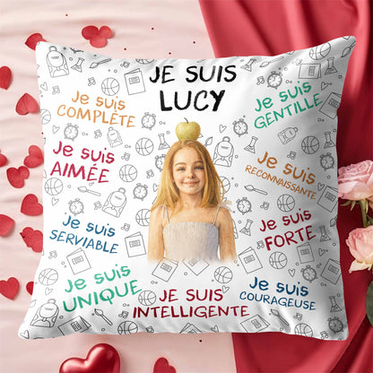 Je Suis Complet, Je Suis Aimé, Unique Pillow Design
