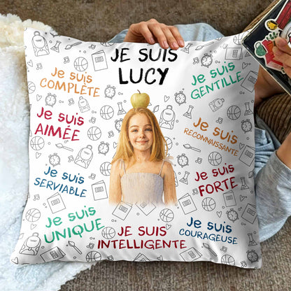 Je Suis Complet, Je Suis Aimé, Unique Pillow Design