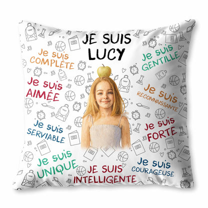 Je Suis Complet, Je Suis Aimé, Unique Pillow Design