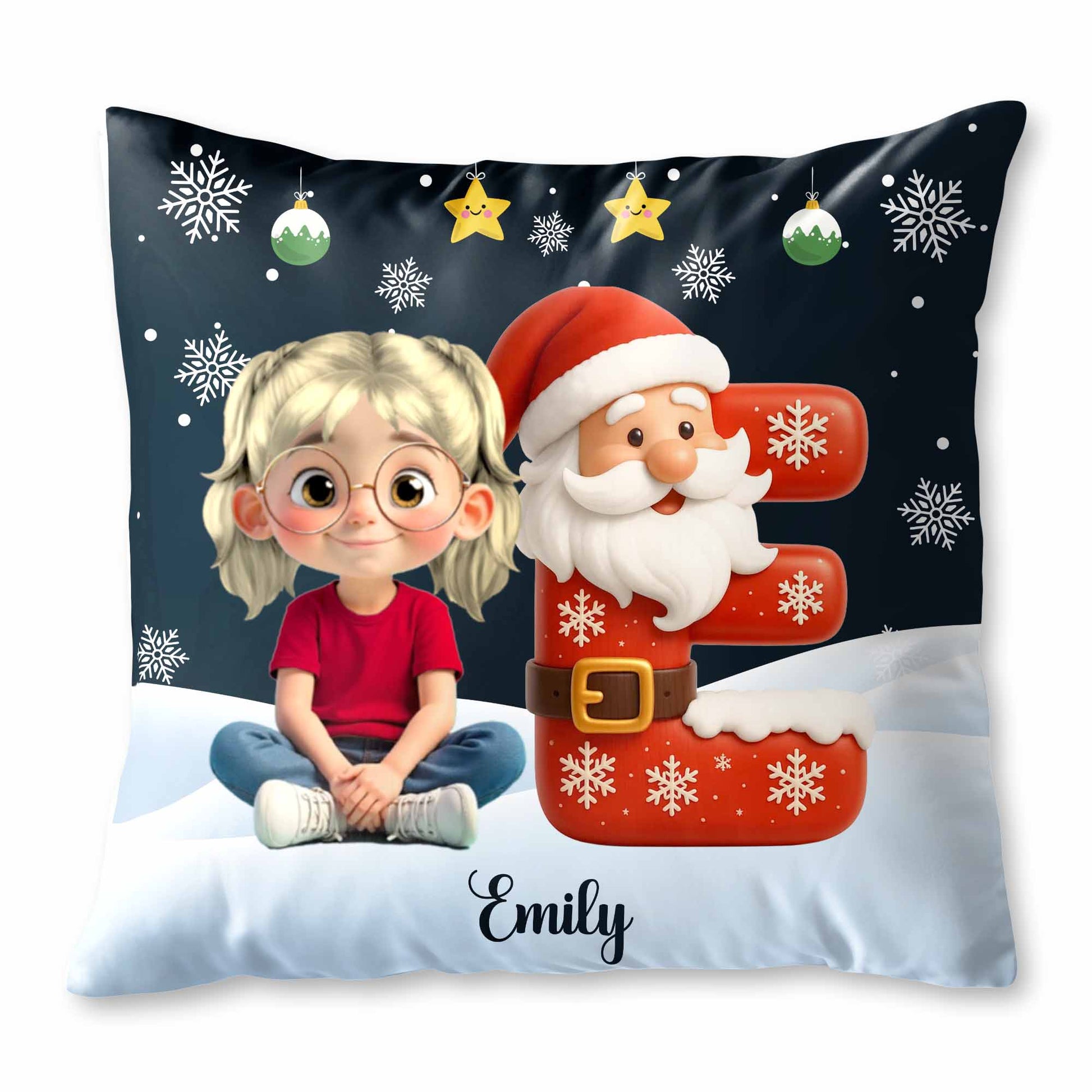 Celebrate the Joyful Christmas Season With Festive Santa And Child