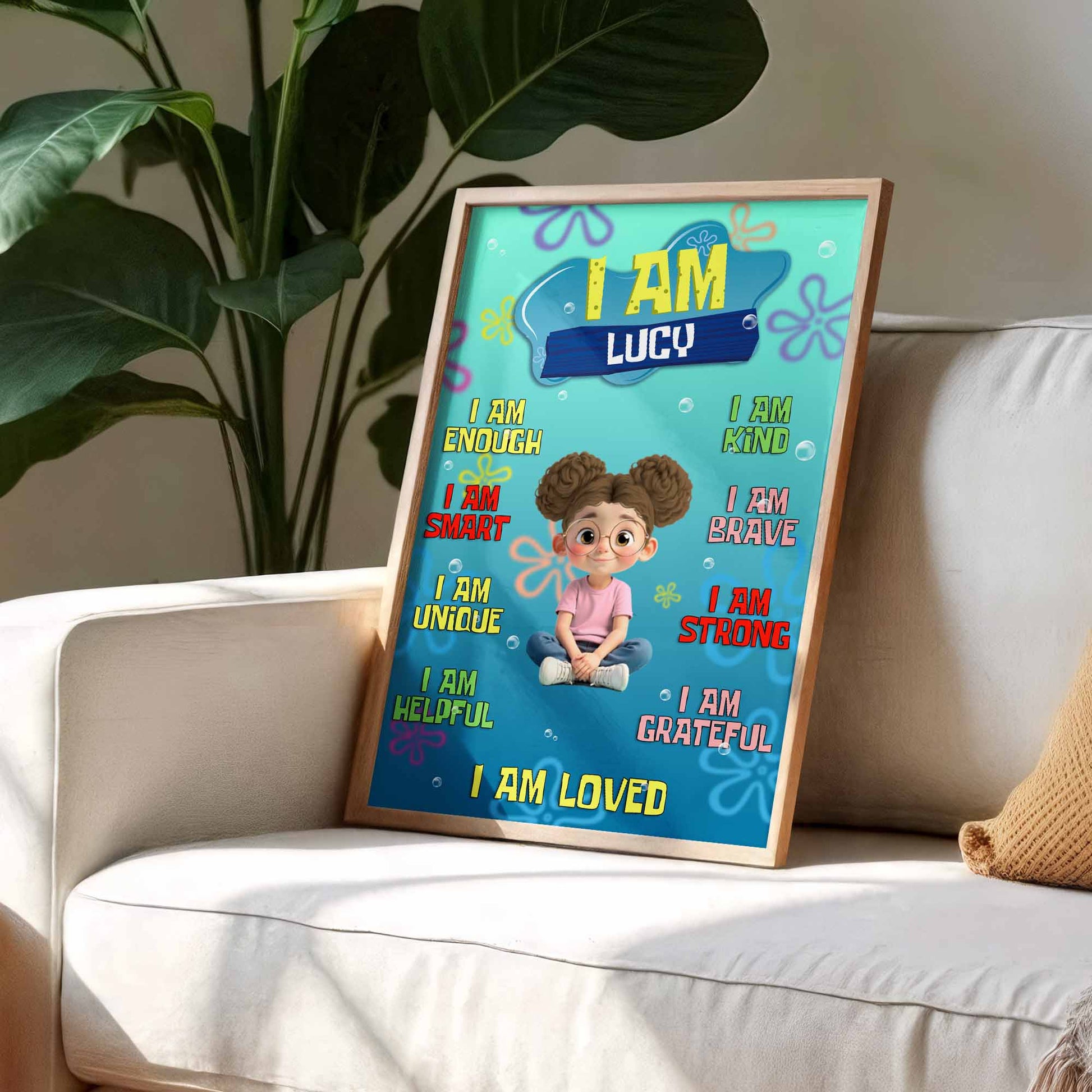I Am Loved, A Confidence Building Poster For Daughter