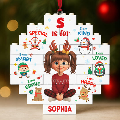S Is For Special, Kind, Loved, Happy, Smart, Brave With Cute Characters