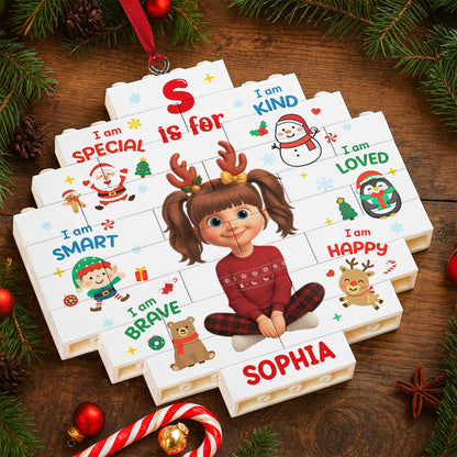 S Is For Special, Kind, Loved, Happy, Smart, Brave With Cute Characters