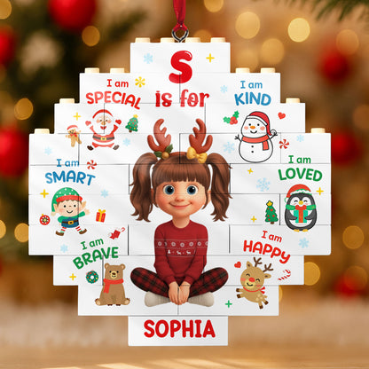 S Is For Special, Kind, Loved, Happy, Smart, Brave With Cute Characters