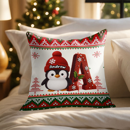 Celebrate the Festive Season With a Cozy Penguin Pillow