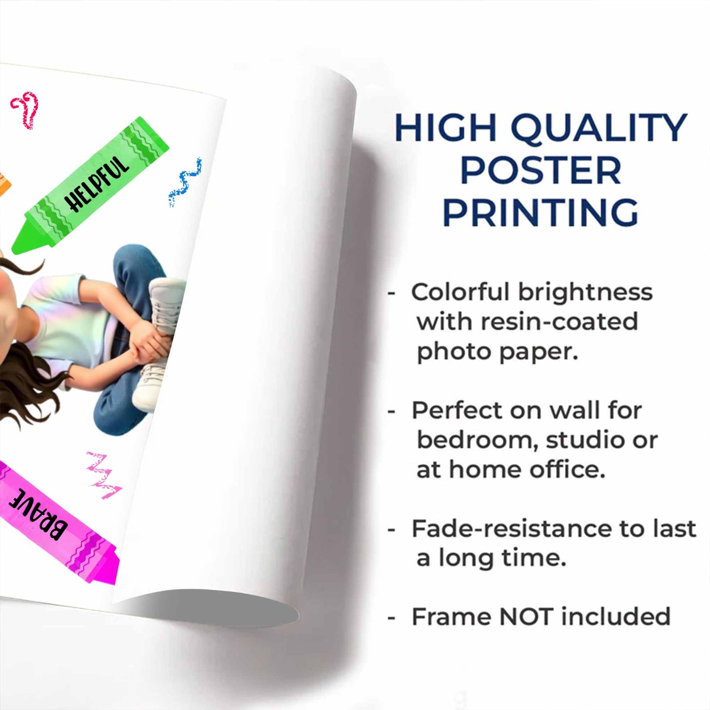 I Am Enough Kind Grateful Loved Strong Unique Smart Helpful