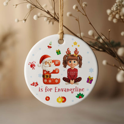 Celebrating Holiday Spirit With Santa and Snowflakes