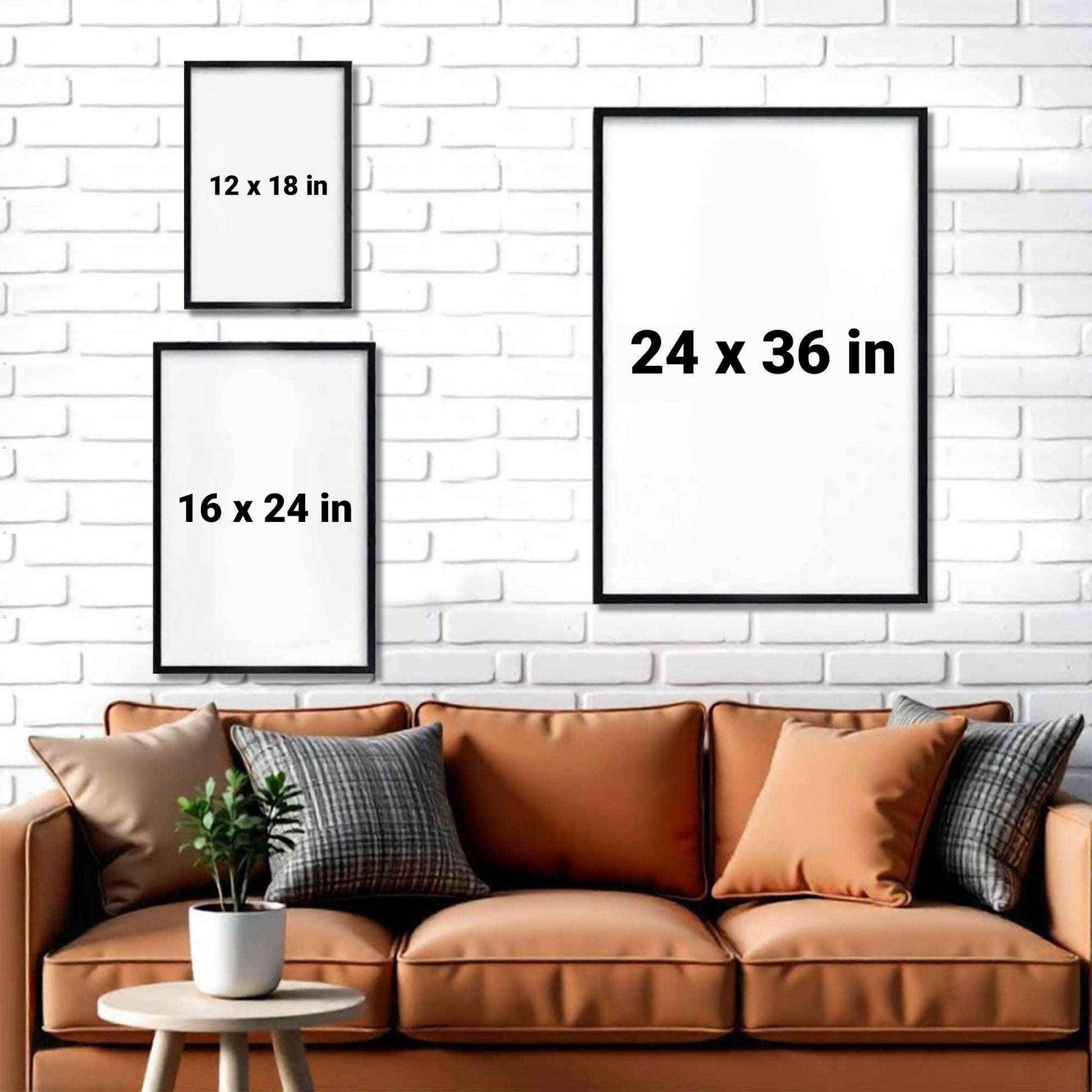 I Am Kind, Grateful, Enough, Brave, Inspirational Poster