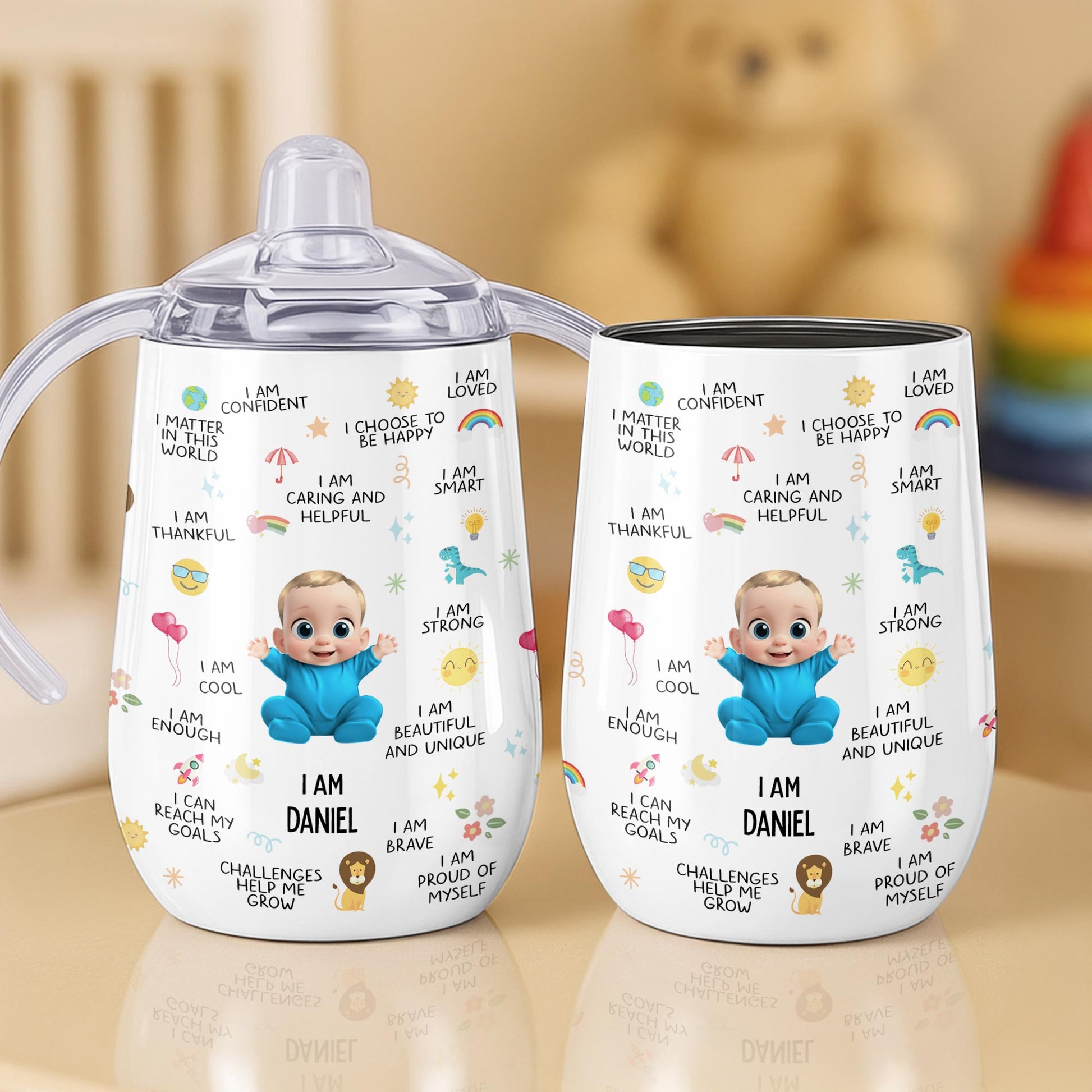 I Am Strong, Beautiful And Unique Sippy Cup