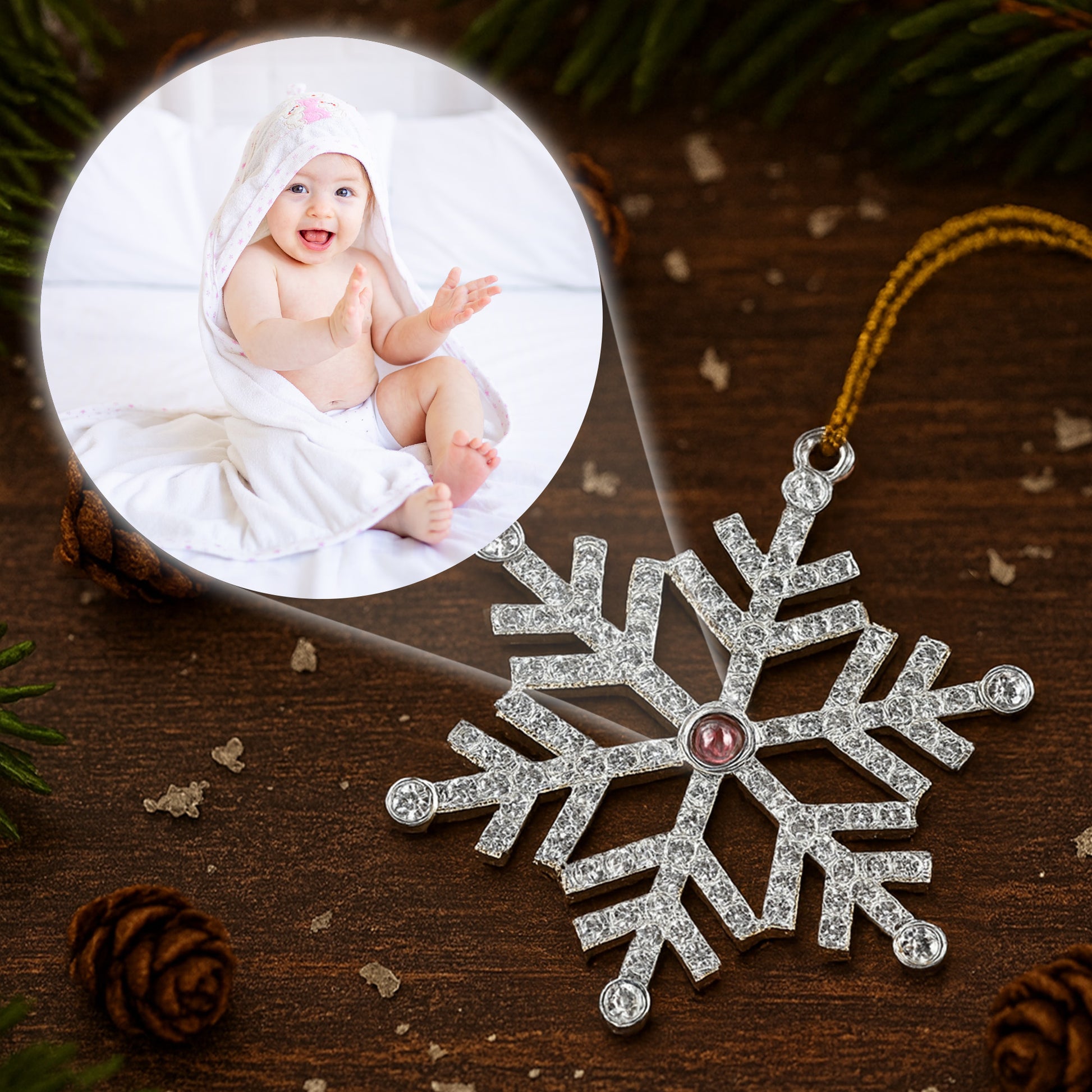 Capture Precious Moments With Cherished Photo Snowflake